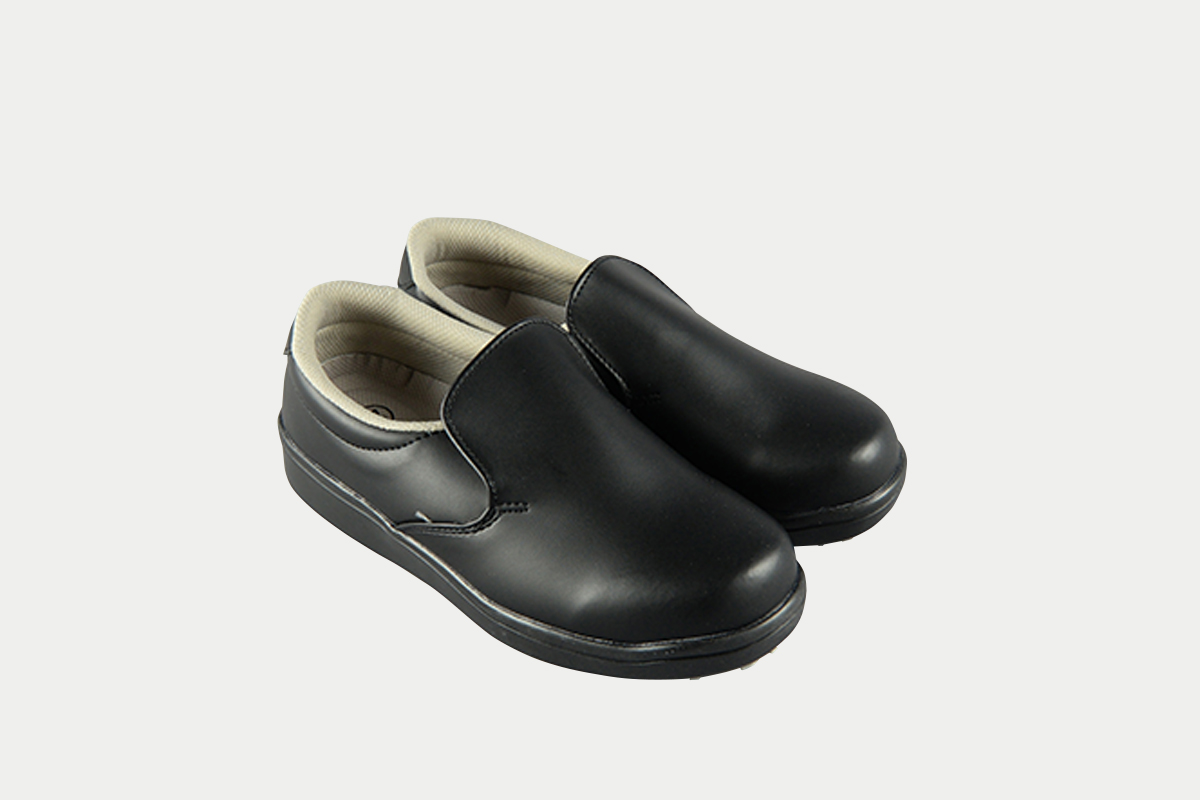 短靴シェフグリップ黒（22.0cm〜30.0cm）